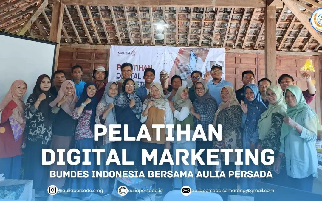 Dorong Digitalisasi Ekonomi Desa, Aulia Persada Gelar Pelatihan Pemasaran Online di Mranggen